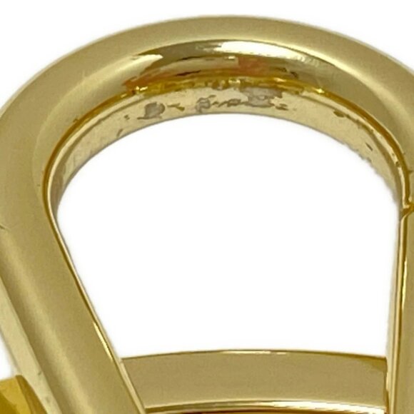 Auth FURLA - Pink Gold Leather Hardware Bag Charm - Picture 6 of 6